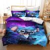 Stitch Printed Bedroom Bedding Set Duvet Cover Christmas Gifts Comforte Cartoon With Pillowcase Children's Suitable and Adults