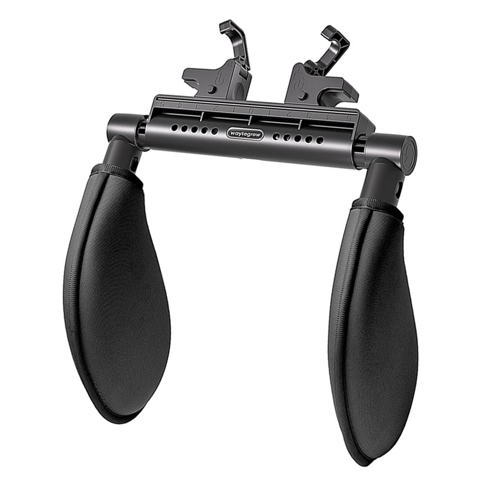 1Pc Car Seat Neck Support Adjustable Head And Neck Support Pad Universal Passenger Seat Headrest 360°Rotation Travel Sleep Head Double Hook Cloth