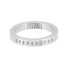 Maison Margiela 3mm Engraving NumbeRing Logo Ring P6469 968