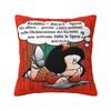 Quino Comic Cartoon Mafalda Throw Pillow Case Cm Home Decoration Cushion Cover Polyester Pillowcase Doublesided Printing