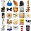 50pcs Ins Style Cartoon Milk Butter Food Stickers Aesthetic Phone Bike Wall Scrapbook Waterproof Sticker for Kids Toys Gifts