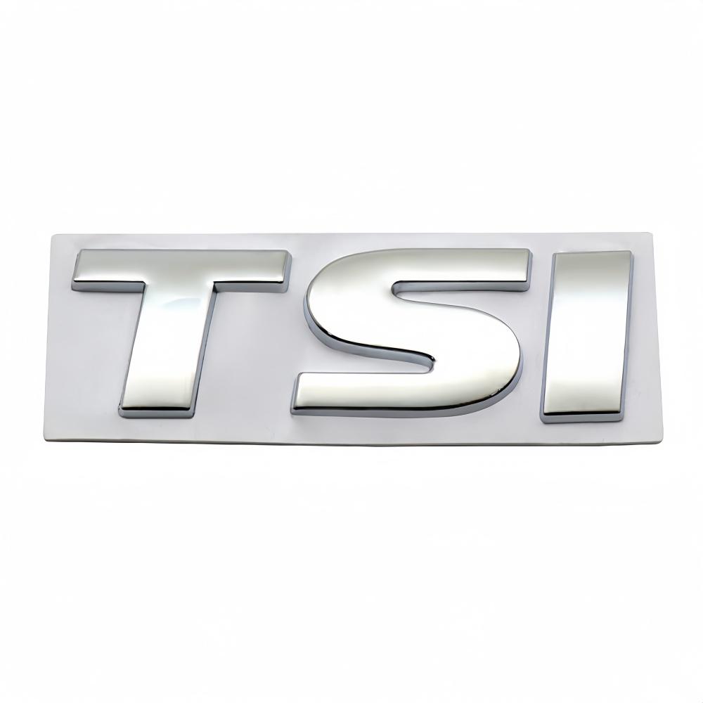 3D Metal Rear Trunk Emblem Decal Sticker For TSI Badge Sagitar Magotan Tiguan Body Stickers Car Styling Auto Accessories