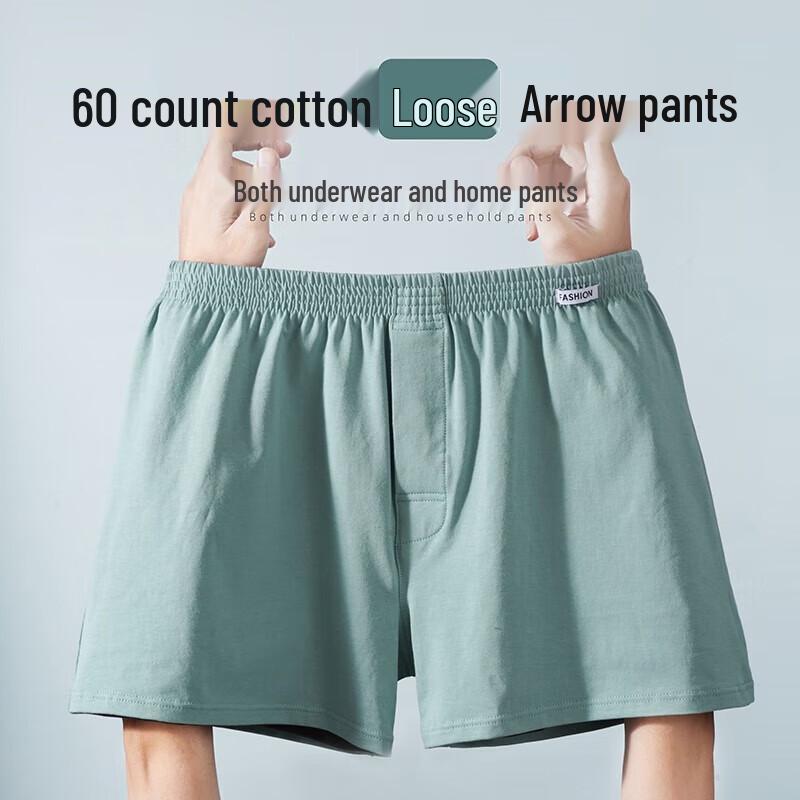 

YUZHAOLIN Мужские свободные боксеры из чистого хлопка (2-Pack)