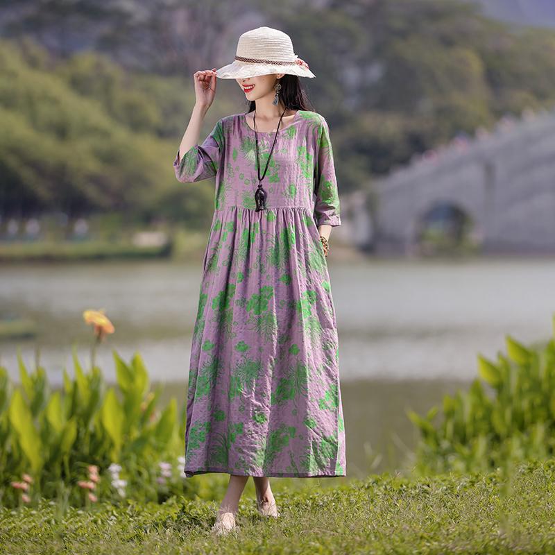 

DIMANAF 2023 Летняя футболка-платье больших размеров Женская жидкостная система с цветочным принтом Свободное платье Повседневные длинные платья Женская одежда с короткими рукавами с О-образным вырезом