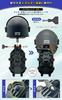 GOROPRI Moped Smartphone Sun and Rain Shield with Many Models from Famous 17mm Ball Bar Universal 3 Mounting Methods with Bar Mount Holder, Sunshade,