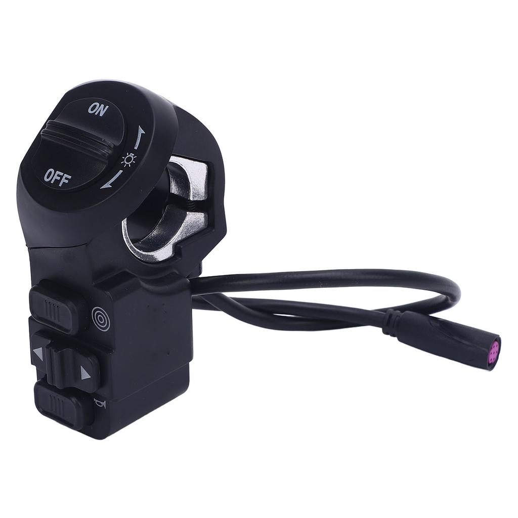 Světlo elektrické koloběžky Spínač blinkrů Montáž na řídítka Integrovaný spínač světla a blinkrů pro