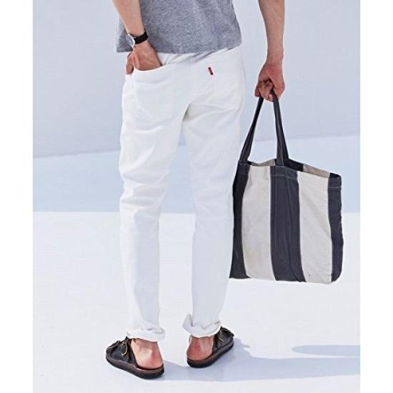 Edwin 503 Cool Dobby Mesh Regular Tapere Size 31 To Japanese Size a Summer Staple Made from (E53MFC) - Men's, White, (equivalent L) -