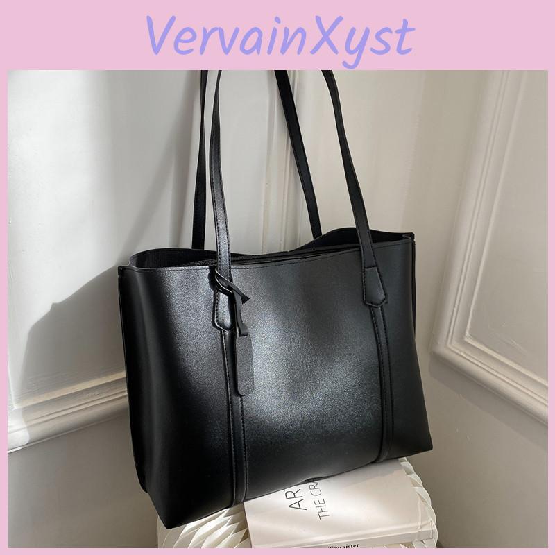 Big And Bag Winter Autumn Womens New Korean Style Trendy Simple Large Capacity Soft Leather Casual Versatile Shoulder Bag