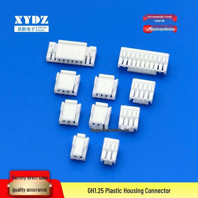 GH1.25mm Plastic Latch Connector GH Series (2-15 Pin)
