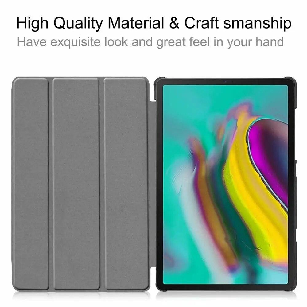 Pouzdro pro Samsung Galaxy Tab A 10.1 2019 Pouzdro T510 / T515 Ultra Slim Kožený magnetický stojánek Kryt SM-T510 SM-T515 Funda Capa