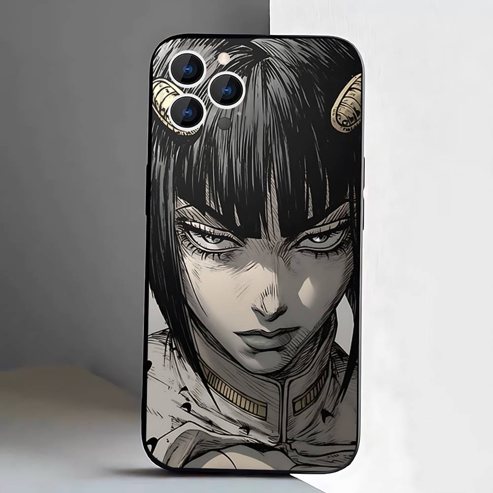 Bucciarati JoJos Bizarre Adventure Phone Case For iPhone 17,16,15,14,13,12,Pro,Max,Plus,E,SE4,Air,Mini Black Soft Box