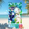 Customizable Personalized Beach Towels Genshin Impact Themed designs.Suitable for the Beach, Yoga, Sports;ideal As Beach Accessories