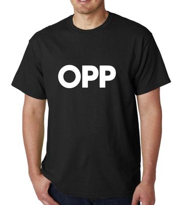 Opp Unisexs TShirt Top Tee Shirts Black Graphic Funny Quote Joke Geek Novelty Rude