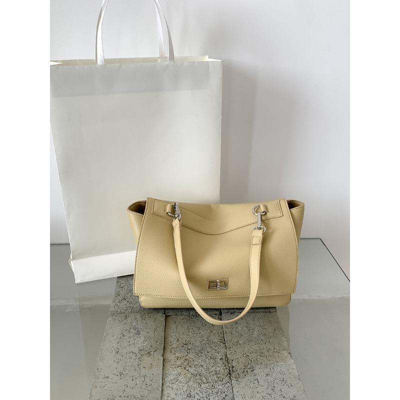 

Простая наплечная сумка большой вместимости женская кожаная сумочка женская новая сумка-мессенджер тоут женская абрикосовый