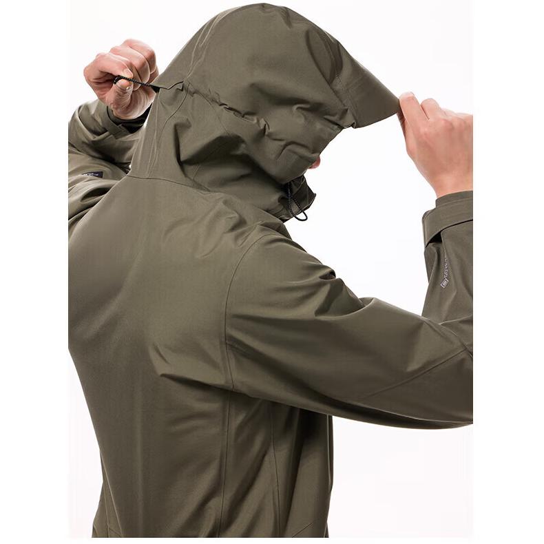 Anta Champion Series Solid Color Zipper Hooded Long Sleeve Waterproof Jacket Men Jacket 152340614-4