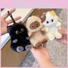 Plush Cat Keychain With Pp Cotton Filling For Collectors And Gift Giving