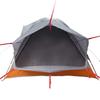 Car Tent for 4 Persons Grey and Orange Waterproof