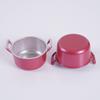 10Pcs Dollhouse Decorations Pink Miniature Steamer Pot Ornaments Kids Kitchen Container Small Soup Pot Model DIY Party Supplies