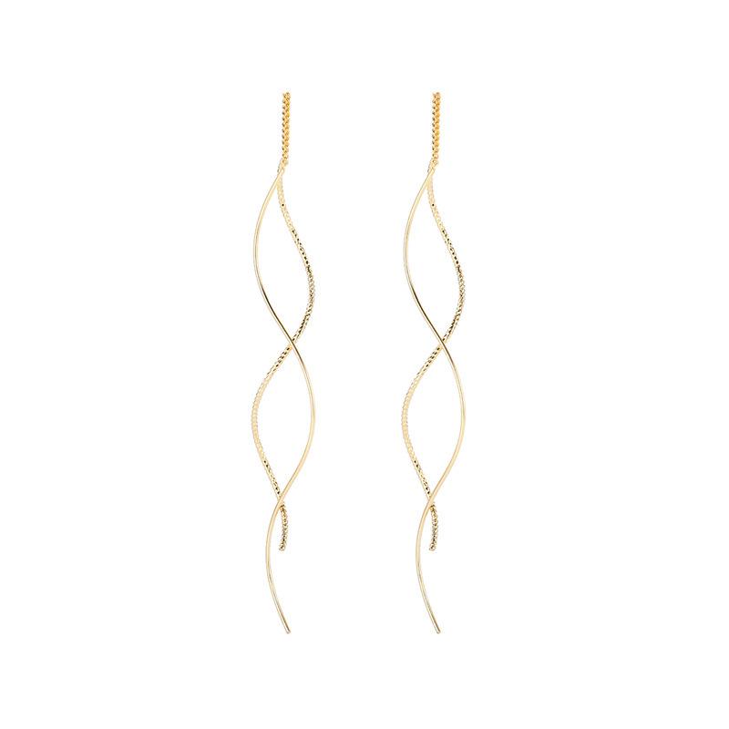 Retro Light Luxury Korean-Style Pearl Tassel Earrings for Women