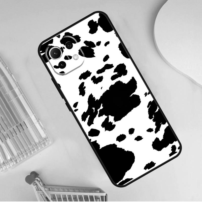 Spotted Cow Skin Print Cover For Xiaomi 14 Ultra 13 11T 12T 13T 14T Pro POCO X7 X6 Pro X3 X5 F3 F5 M6 F6 Pro Case