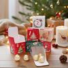 Leere Countdown-Boxen 24-Tage Weihnachts-Countdown-Box Befüllbarer Kartonbehälter Festliche Dekoration für Winterferien Jugendliche