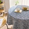 Nordic Three-dimensional Jacquard Tablecloth Tablecloth American Atmosphere Rural Wooden Dining Table Coffee Table Cover Cotton and Linen Tablecloth