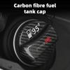 APP1 Car Logo Fuel Tank Cap Real Carbon Fibre Fuel Tank Cover Accessories For Honda TypeR Accord Civic CRV Jazz Fit HRV Vezel Odyssey
