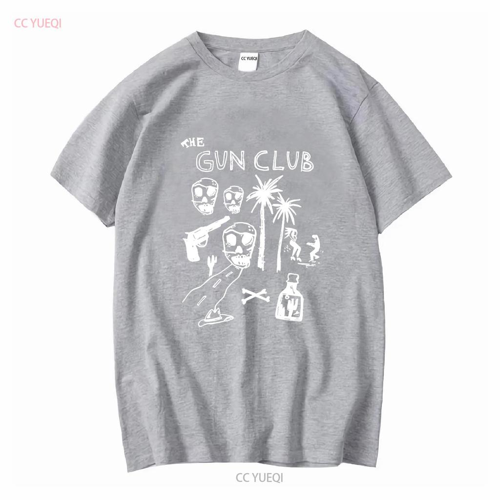 The Gun Club T Shirt Post Punk Band Sh vintage Washed Stretched graphic Unisex fashion Soft Slightly streetwear Casual