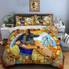 Colorful Egyptian Mythology Stained Glass Print Soft Comfortable Duvet Cover Bedding Set Included 1*Duvet Cover 2*Pillowcases