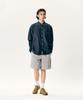 ESPIONAGE Pleated Sweat Shorts Gray