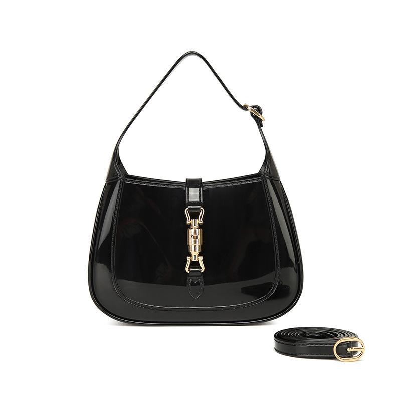 

Сумки из ПВХ-желе, сумки через плечо, женские, новые трендовые, однотонные, ручные сумки, универсальные, женские, подмышечные сумки, сумки через плечо