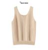 Women's Reversible 100% Cashmere Sleeveless Knit Pullover Vest