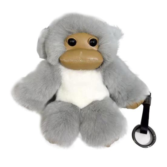

Кукла Обезьяна Плюшевая Игрушка Мягкая Нежная Трехмерная Счастливая Кукла Обезьяна с Длинными Руками Подвеска для Машины серый