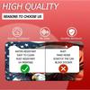2 PCS Eagle Pattern Car License Plate Frame Aluminum Alloy Frame Car License Plate Protection Frame Aluminum Frame Weatherproof And Rainproof