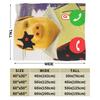 Warm Soft Blanket Decorative John Pork Is Calling Throw Blanket  Flannel Bedspread For Bedroom Street Trend Sofa Bed Cover