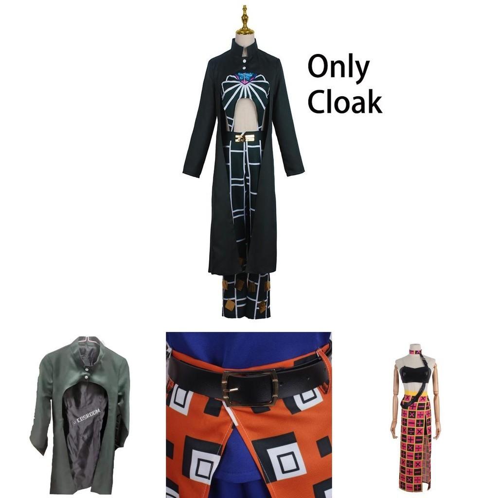 Traje de Cosplay Jojo's Bizarre Adventure Elástico Respirável Alta Qualidade Para Halloween Comic Con Role Play