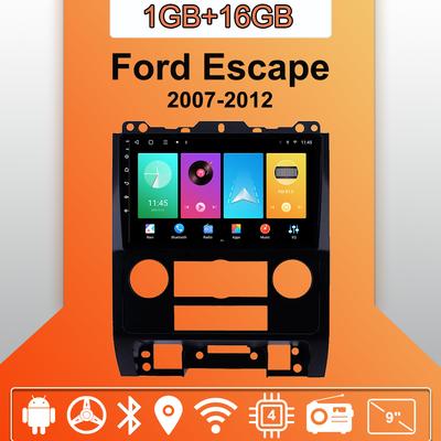 Car Radio Android Auto Carplay For Ford Escape 2007-2012 Multimedia Player Head Unit Stereo GPS Navigation BT WIFI 1+16GB