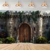 1 Multi-functional Medieval Castle Photography Background - Durable Polyester Knight Banner, Medieval Decoration