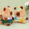 Plush Keychain Capibala Cute Cartoon Animal Girls Schoolbag Decorative Pendant