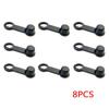 8x For Car Motorcycle Brake Caliper Bleed Nipple Screw Dust Cap Rubber Cover 8mm