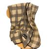 Retro Plaid Tassel Scarf for Women Winter New High End Imitation Cashmere Scarf To Keep Warm and Thickened To Prevent Cold Tide