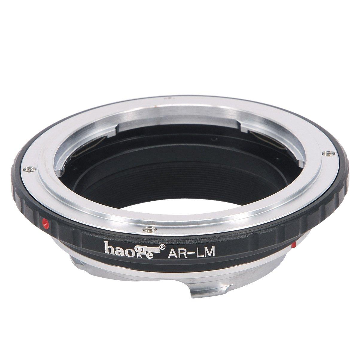 

Haoge Lens Mount Adapter for Konica AR Lens to Leica M LM Mount including M Cameras, M240, M240P, M262, M3, M2, M1, M4, M5, M6, MP, M7, M8, M9,