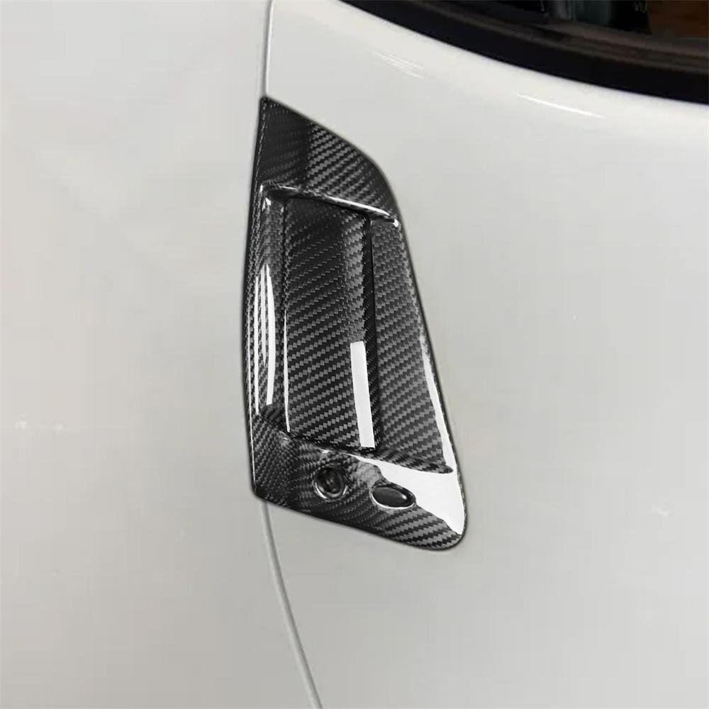 Real Carbon Fiber Exterior Door Handle Cover For 09-21 Nissan 370Z Z34 RHD Only