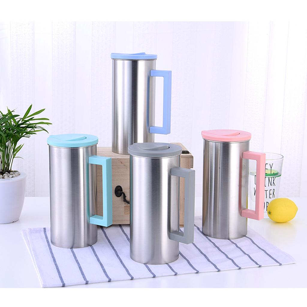 8L Stainless Steel Jug for Water and Beverages - Sleek Design for Kitchen and