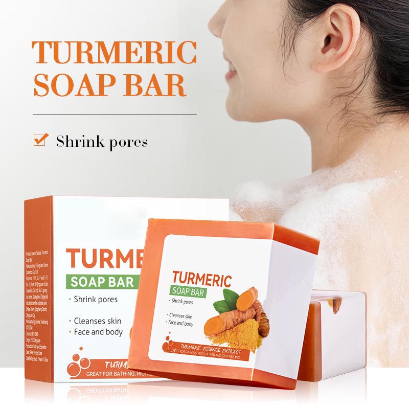 Turmeric Ginger Essential Oil Handmade Soap - Facial Cleanser & Shower Soap