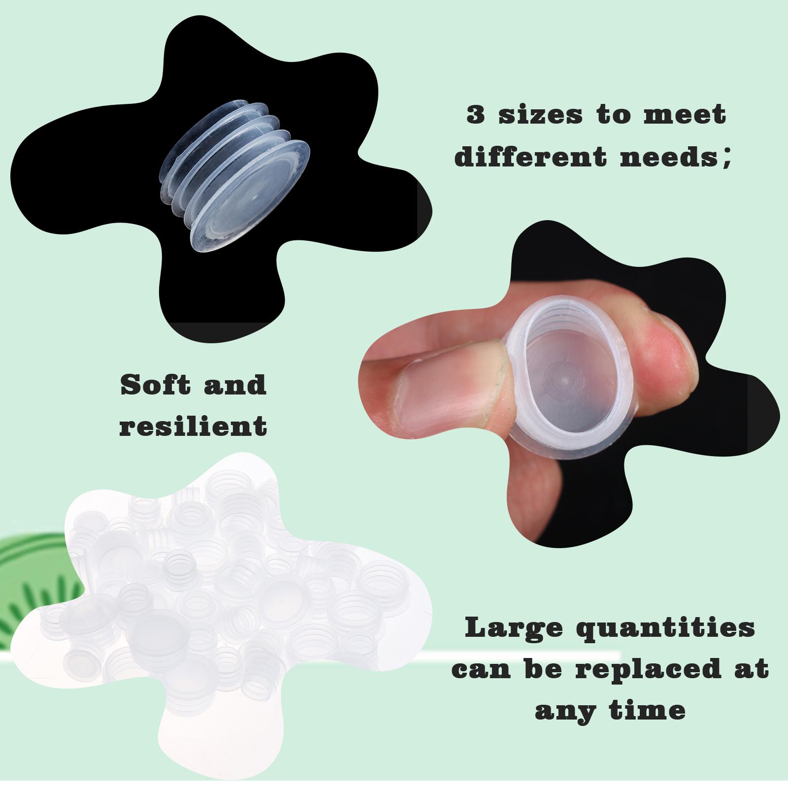 

60 шт. пробки для шейкеров для соли и перца размером 3/4 дюйма, 1/2 дюйма и 7/16 дюйма