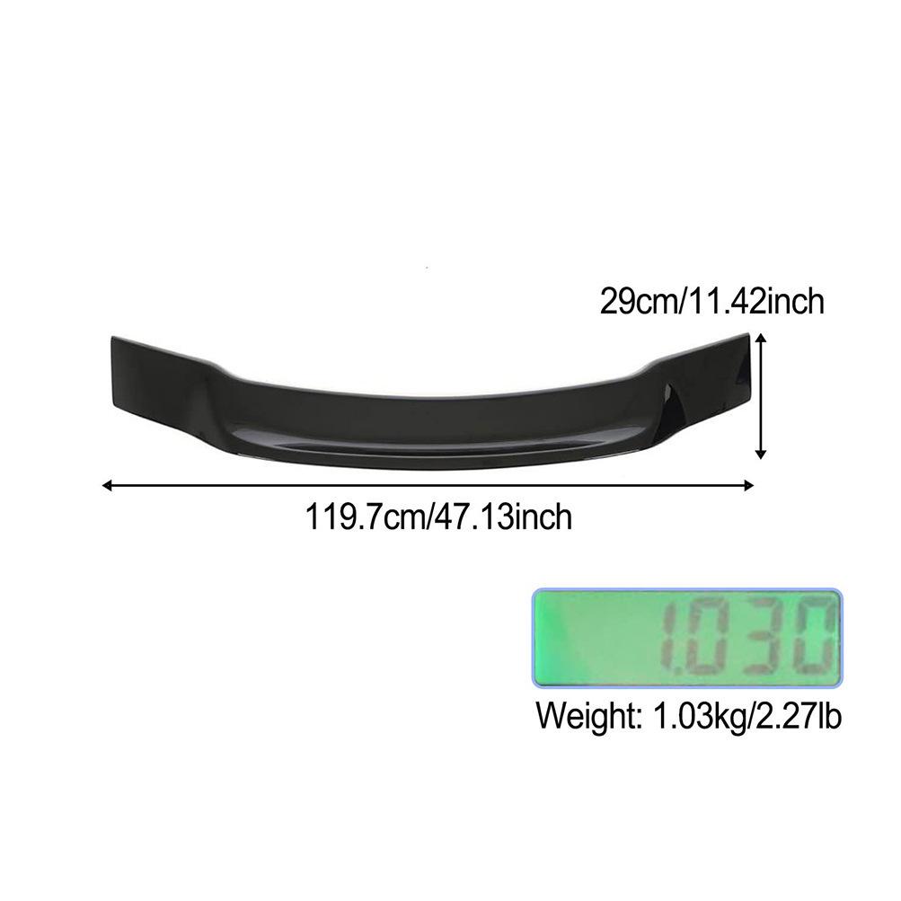 Eighth Gen Civic R-Style Rear Spoiler Wing, Sports Car Wing, Four-Section Wind Deflector, 2006-2011 Si Ming Taiwan Design