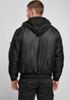 Winter Jacket Brandit MA1 Sweat Hooded Jacket Black