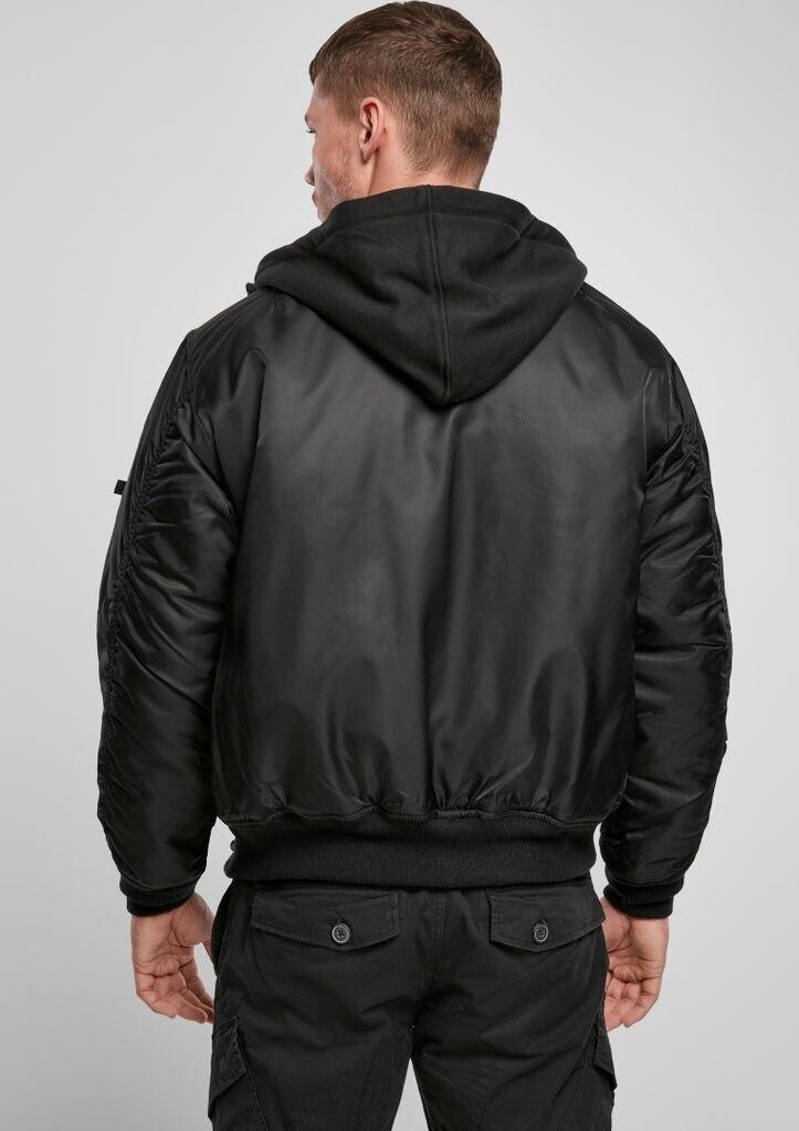 Winter Jacket Brandit MA1 Sweat Hooded Jacket Black