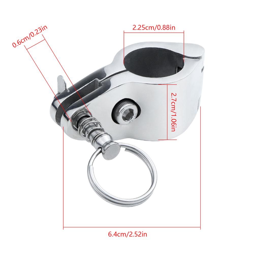 

Крепеж для верхней части тента Bimini Зажимные направляющие для тента Bimini с шарнирным креплением Быстросъемные зажимные направляющие для тента из нержавеющей стали 316 с шарнирным креплением